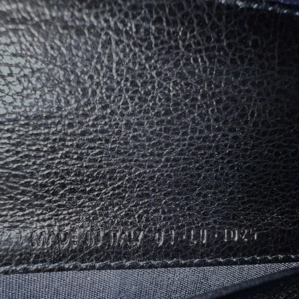 Authentic Vintage Christian Dior Canvas with Leather trim Continental Wallet